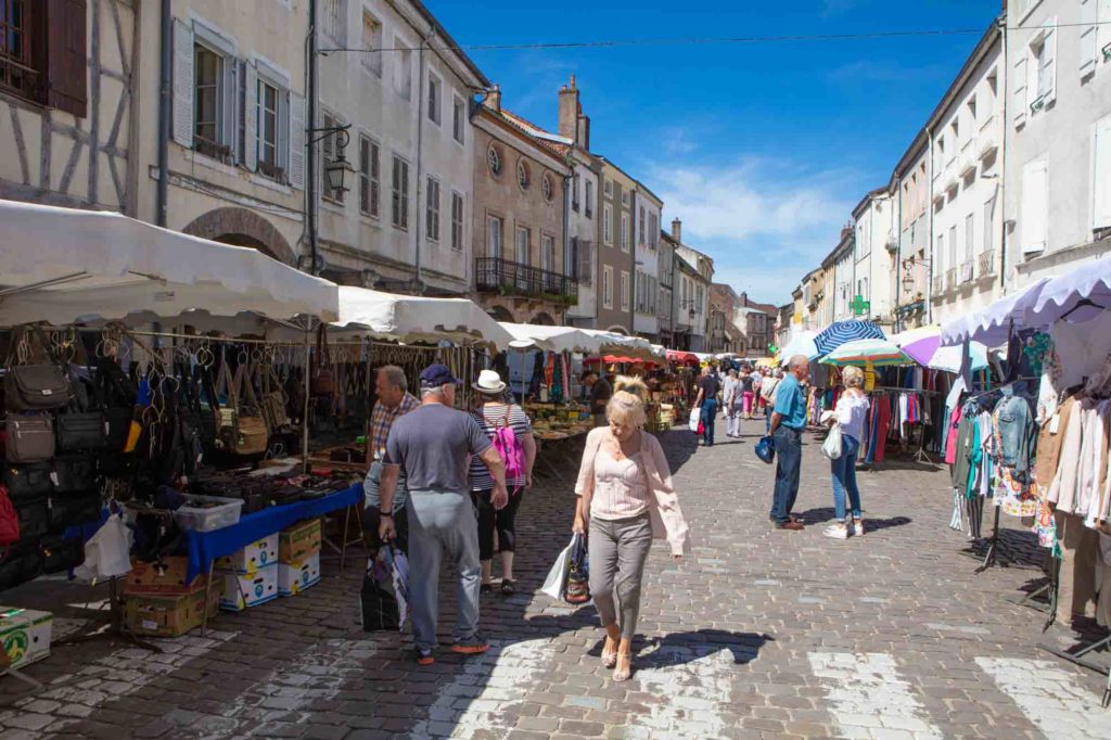 Marché de Louhans en Bourgogne