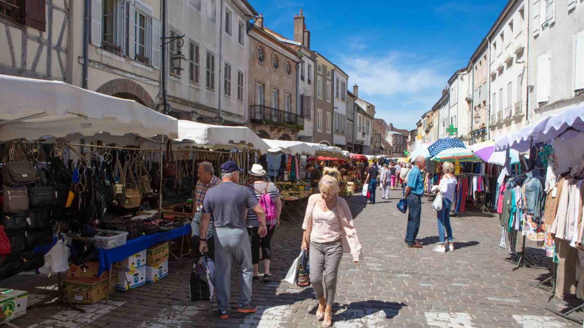 Marché de Louhans en Bourgogne