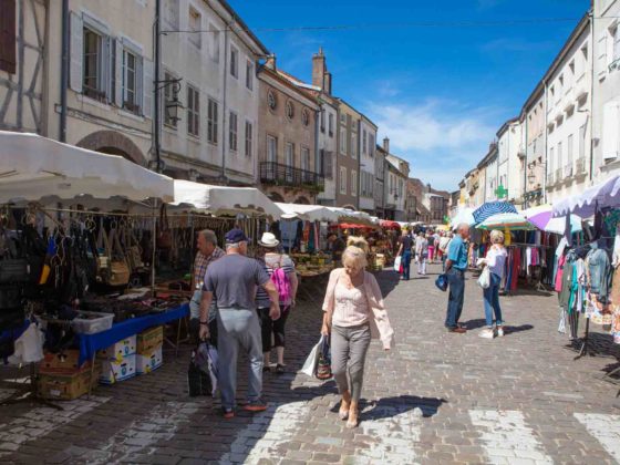 Marché de Louhans en Bourgogne